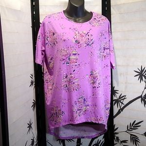 🌵XXS Lularoe Irma Purple flower